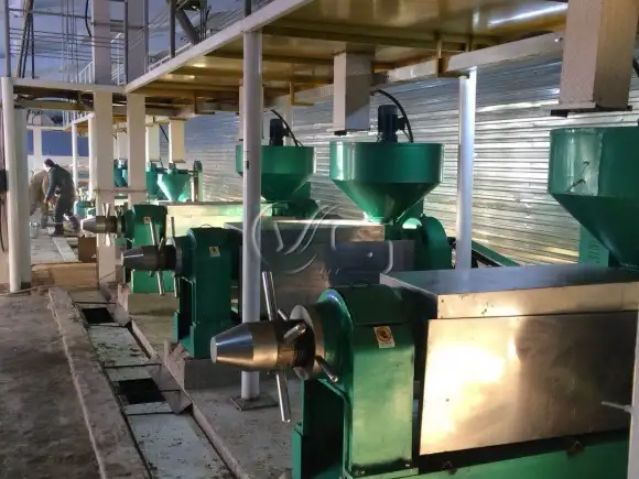 Customizable oil production line for large-scale oil extraction and refining.